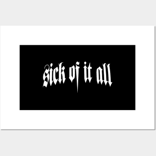 Sick Of It All Posters and Art